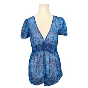 Forever21 Blue Blouse